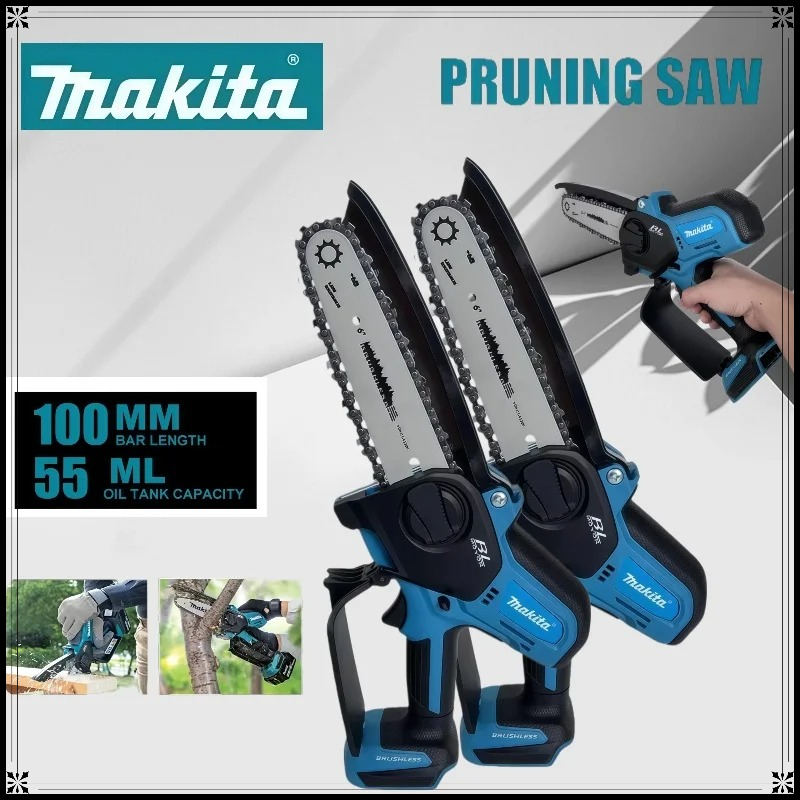 Power Tools Garden - Makita 6Inch Chain Saw Electric Saw