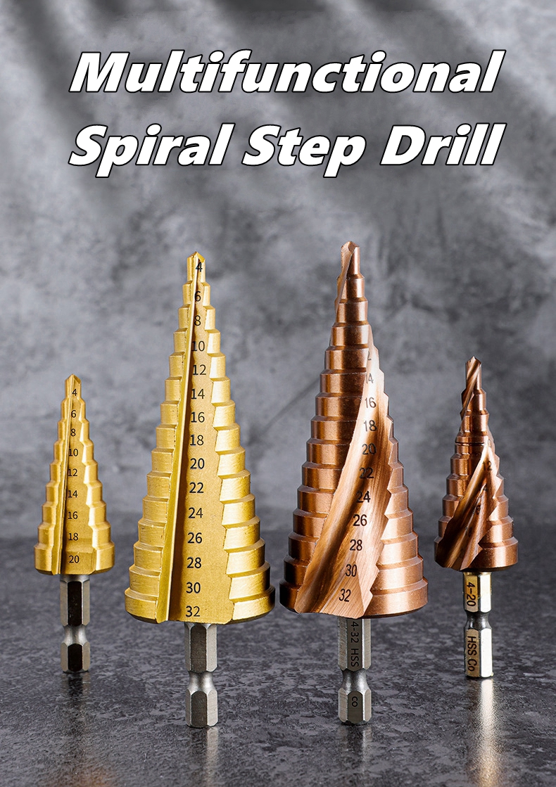 Power Tools Kobalt - 4-12/4-20/4-32mm M35 Cobalt Spiral Step Drill