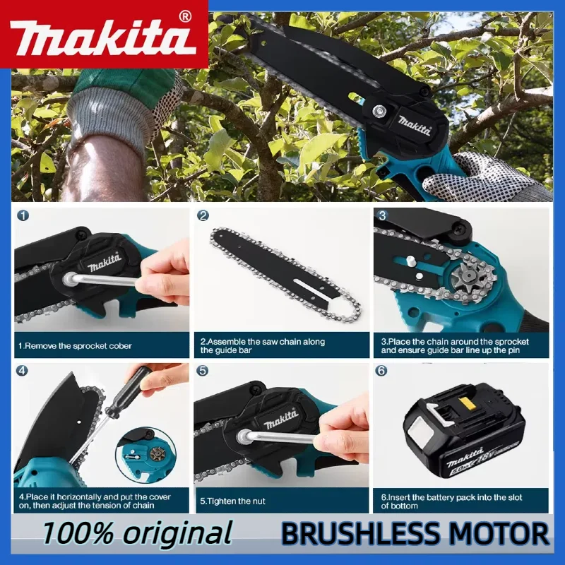 Makita 6 Inch Chain Saw 18V El - Power Tools Garden ulasan dan harga