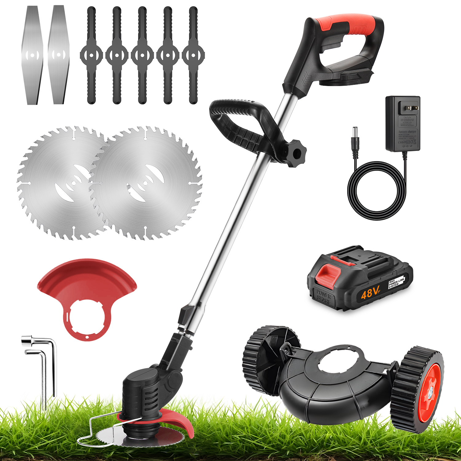 Lithium Electric Grass Trimmer - Power Tools Garden ulasan dan harga