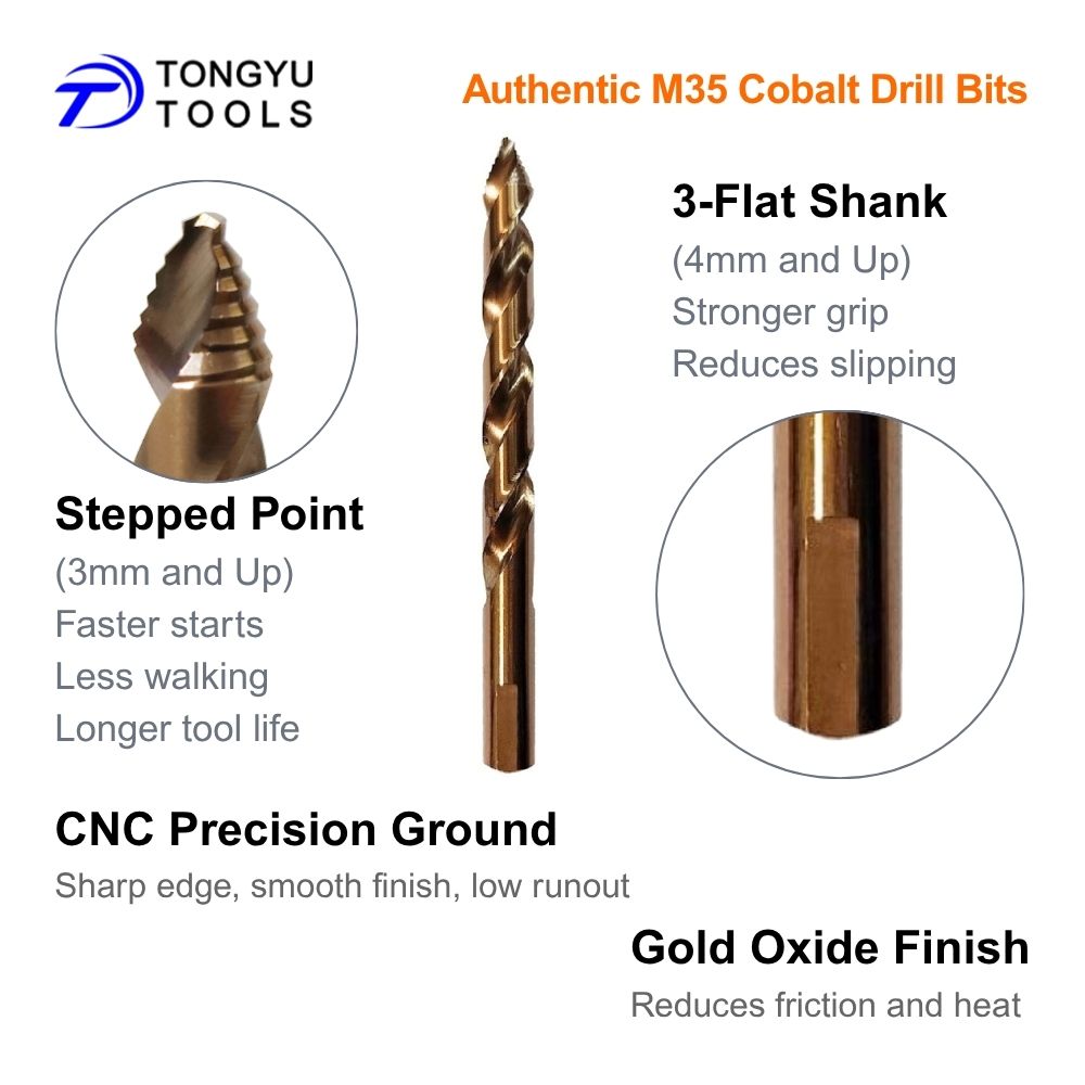 M35 Cobalt Drill Bit Set Stepp - Power Tools Kobalt ulasan dan harga