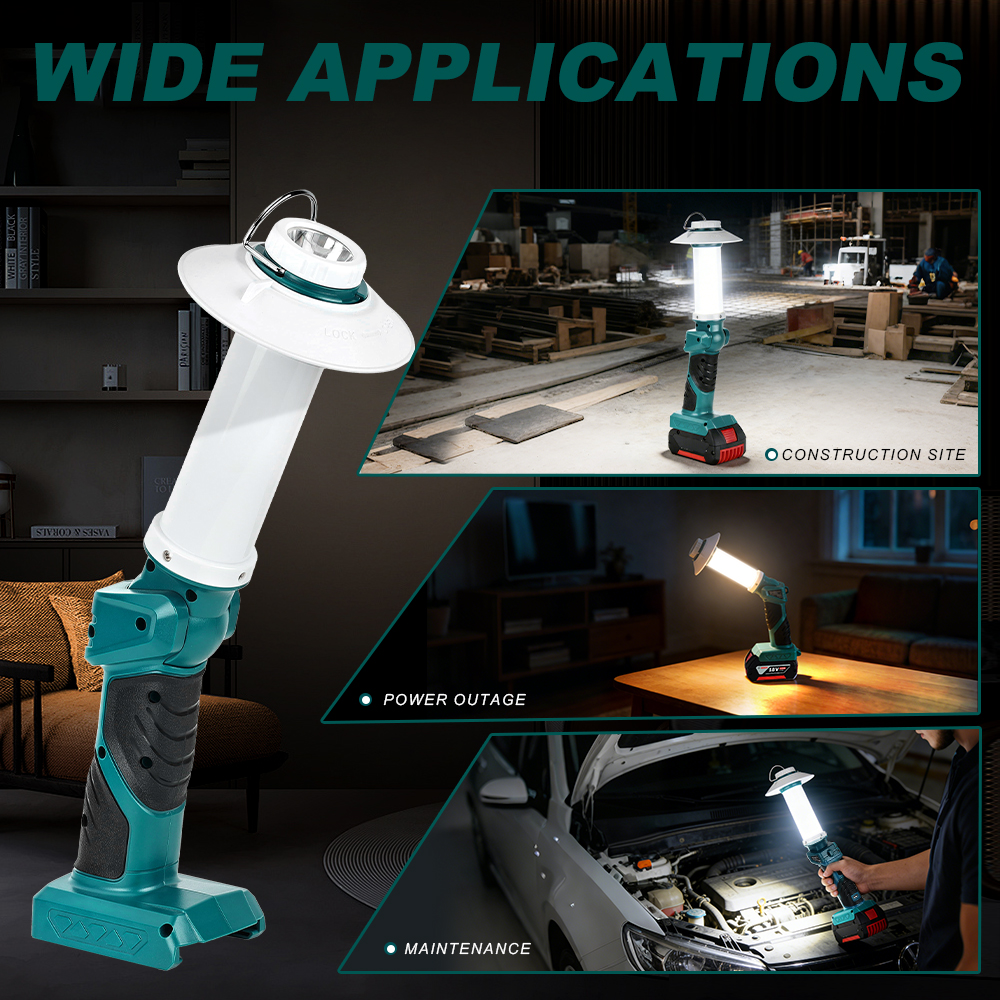 6 Modes Camping LED Flashlight - Power Tools Zoom ulasan dan harga