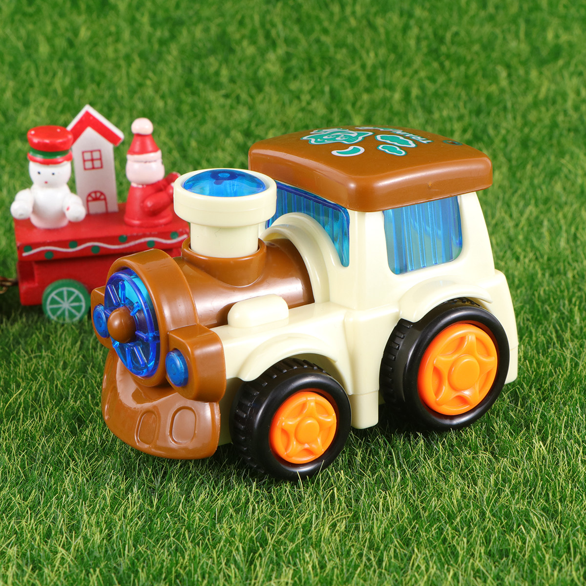 1Pcs Fun Cartoon Train Inertia - Power Tools Skills ulasan dan harga