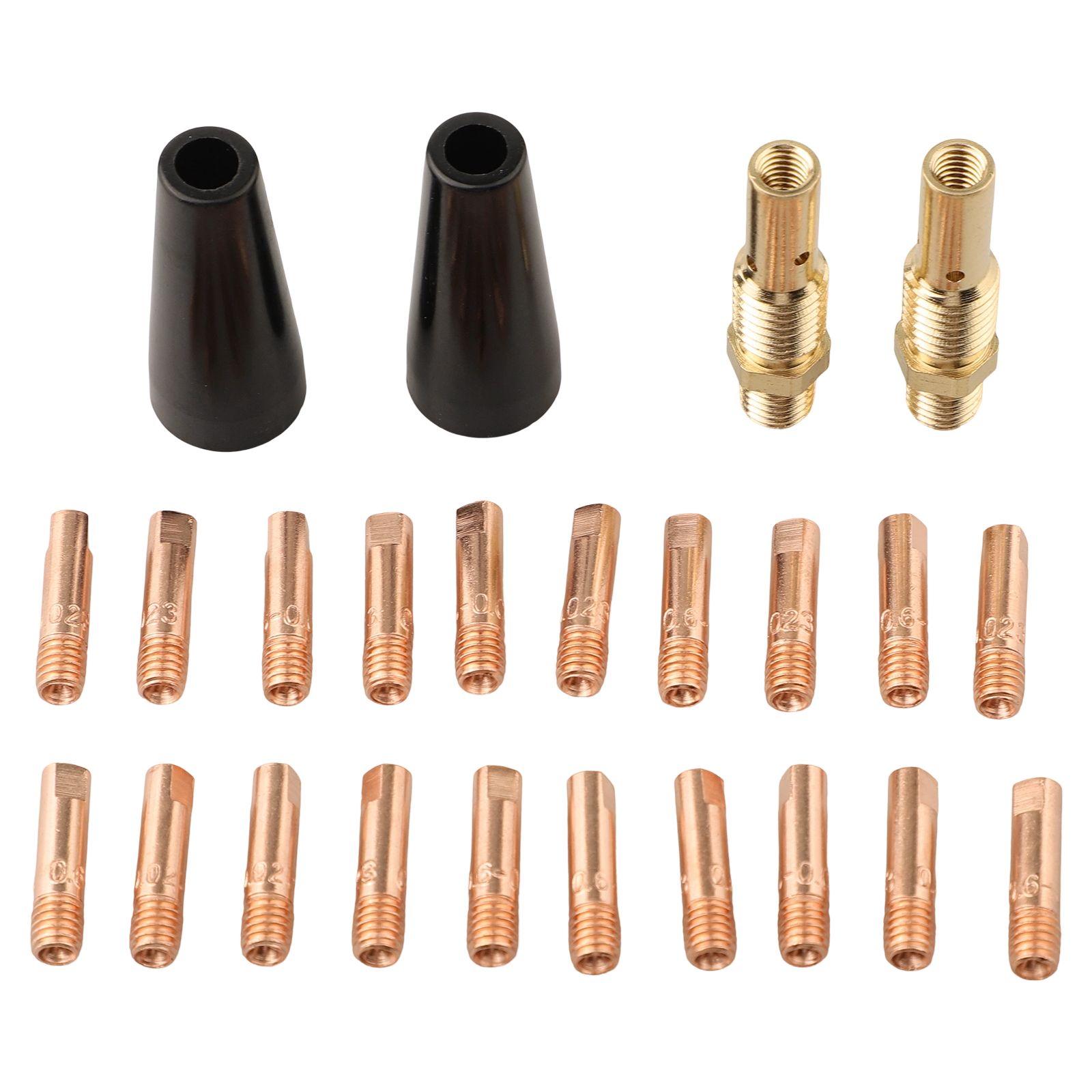 24pcs Nozzle Set Flux Core Noz - Power Tools For Construction Work ulasan dan harga