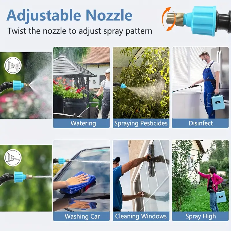 5L/8L USB Rechargeable Electri - Power Tools Garden ulasan dan harga