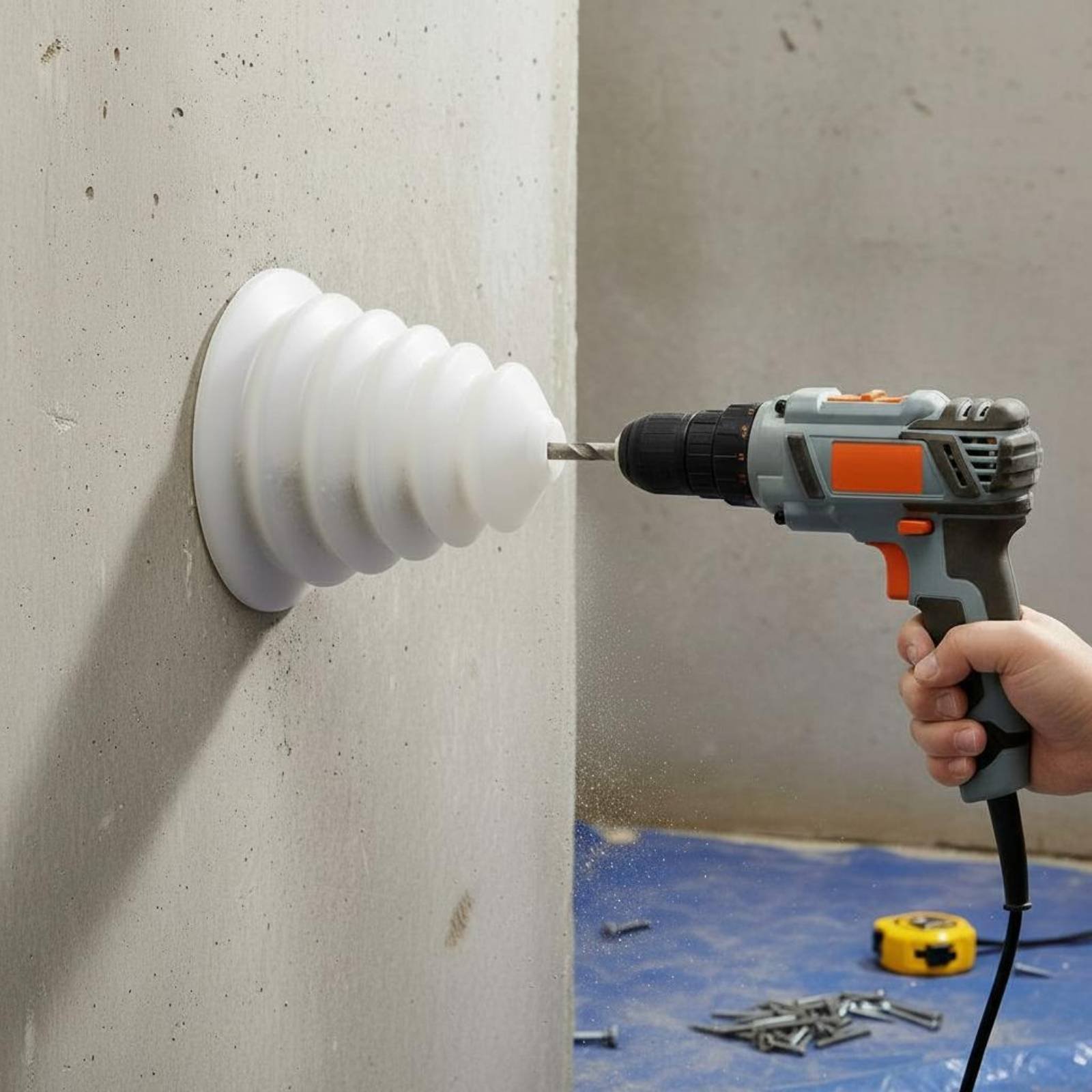Drill Dust Collector Bowl Dust - Power Tools For Construction Work ulasan dan harga