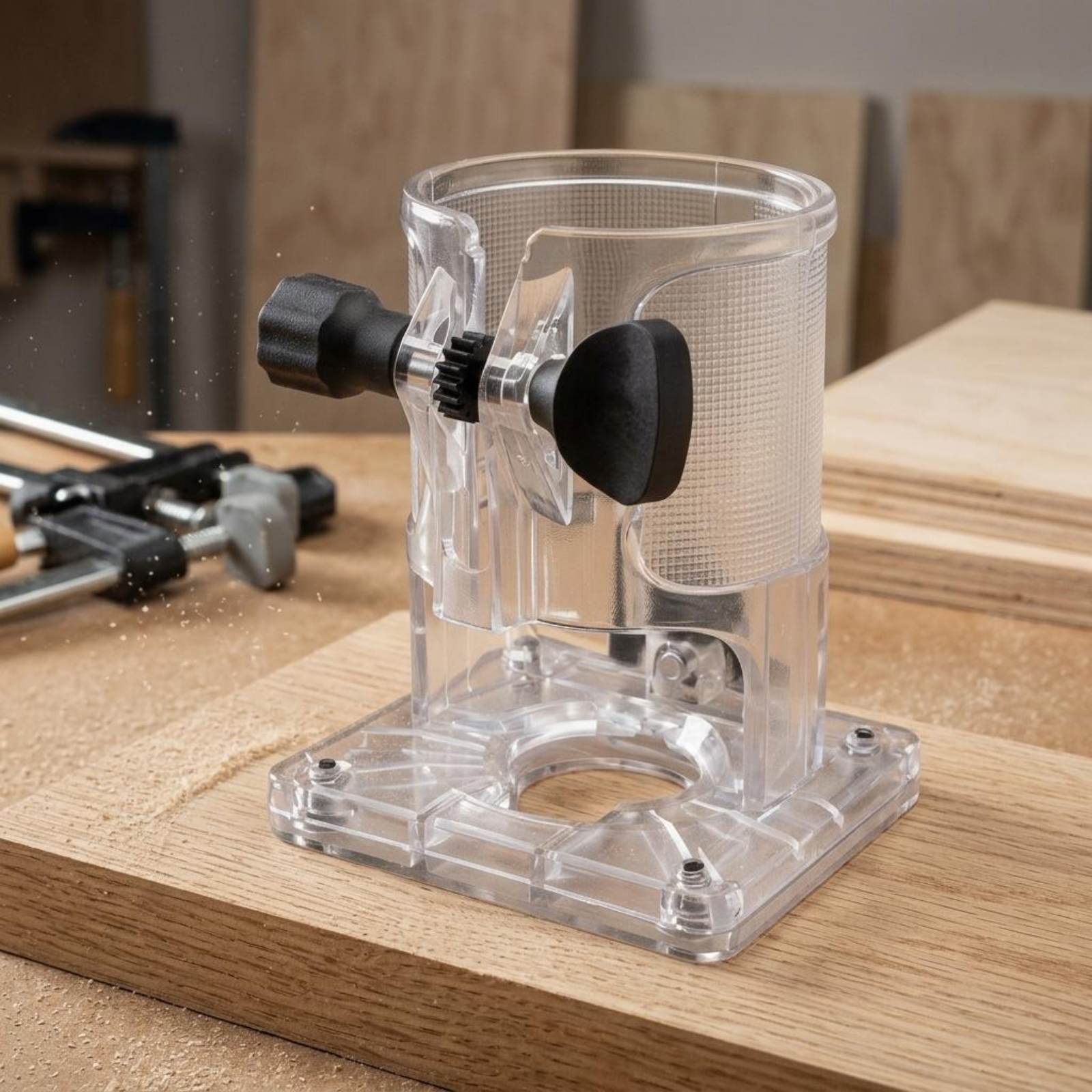 Transparent Trimmer Router Gua - Power Tools For Woodworking ulasan dan harga