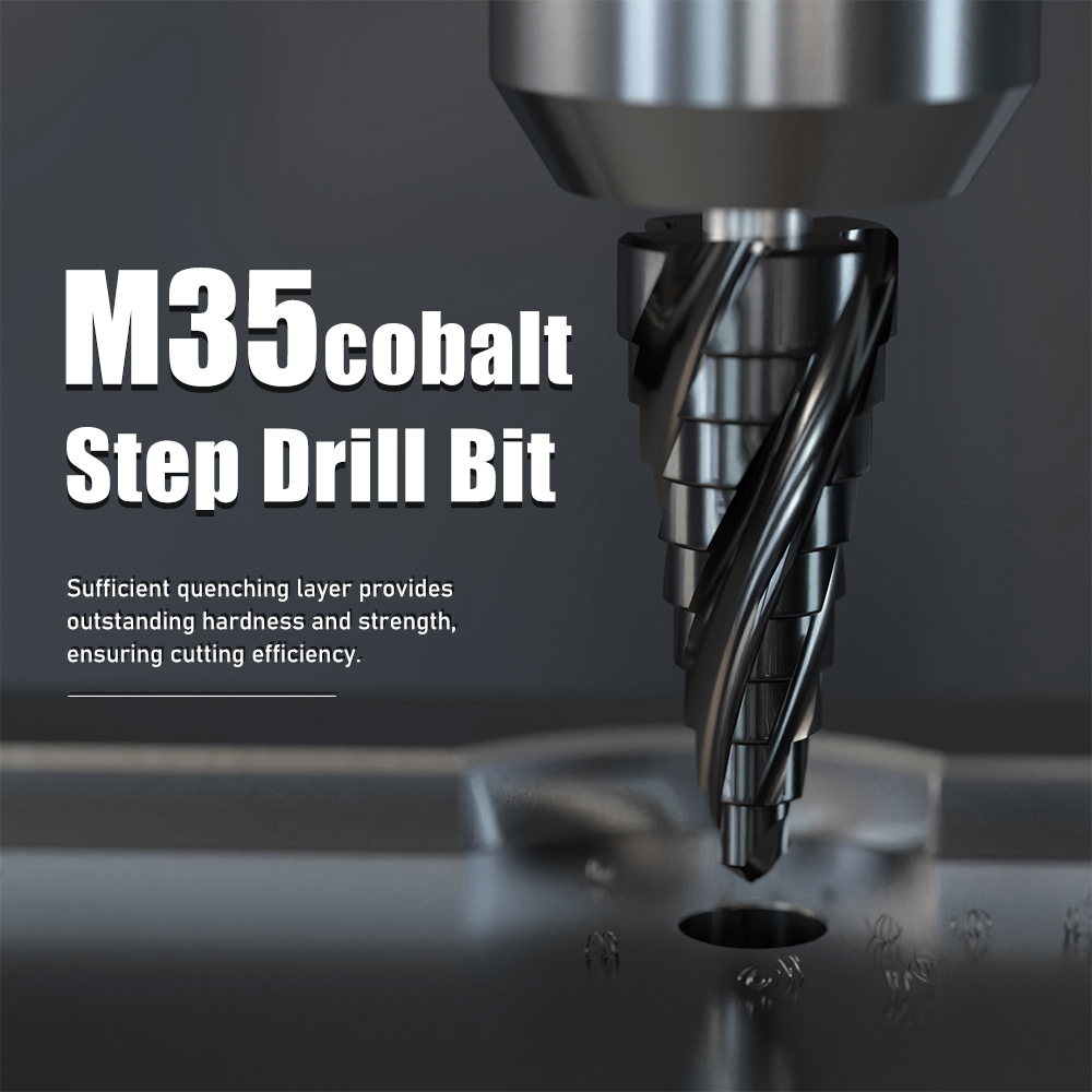 M35 Cobalt 4-Flute Step Drill  - Power Tools Kobalt ulasan dan harga