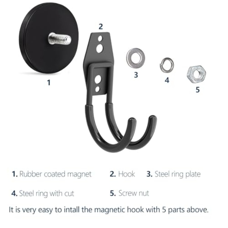 Heavy Duty Magnetic Hooks - An - Power Tools Garden ulasan dan harga