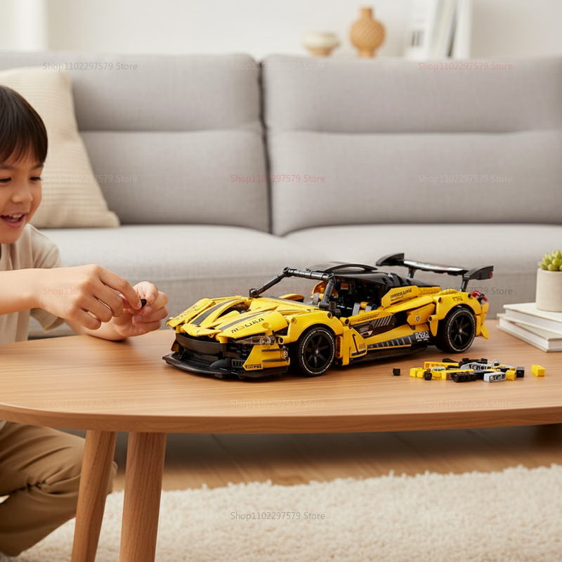1200PCS Mechanical Sports Car  - Power Tools Skills ulasan dan harga
