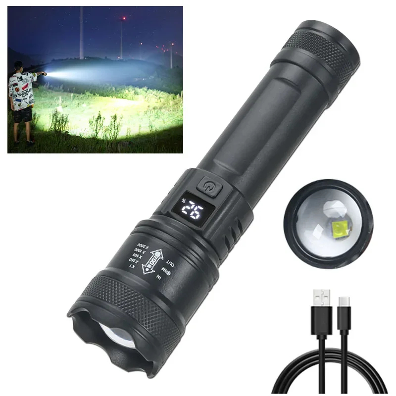 High Strong Power Led Flashlig - Power Tools Zoom ulasan dan harga