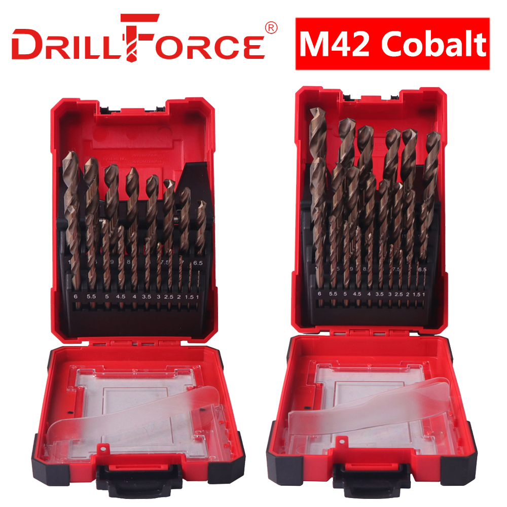 DRILLFORCE 19/25PCS M42 Cobalt - Power Tools Kobalt ulasan dan harga