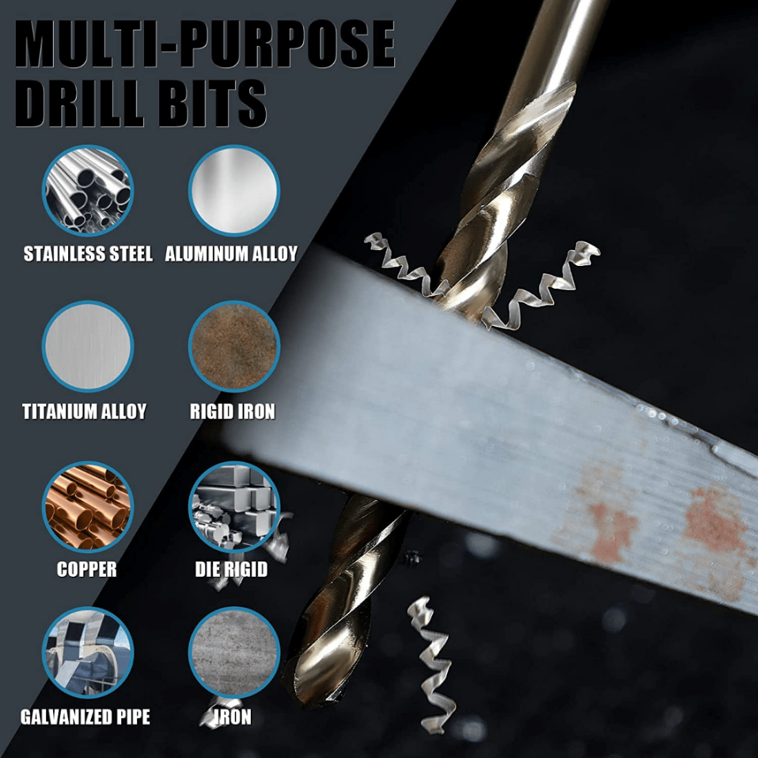 M35 5% Cobalt Metric Drill Bit - Power Tools Kobalt ulasan dan harga
