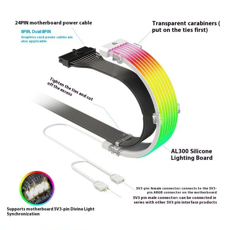 ARGB Chassis Neon Strips 5V Po - Power Tools Book ulasan dan harga